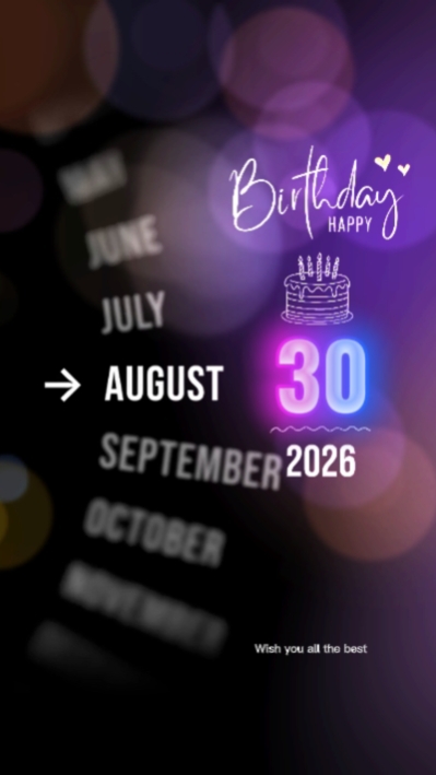 HBD 30th AUGUST