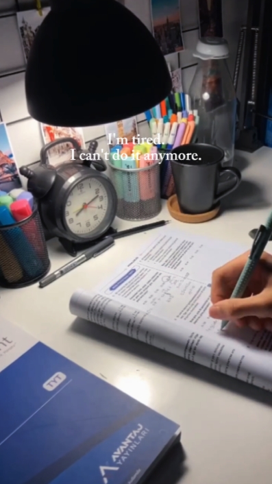 Estou cansado de estudar