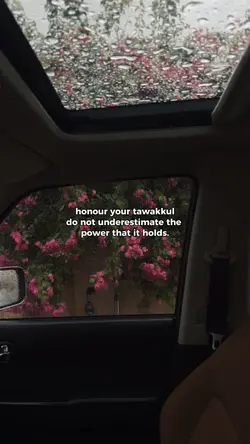 honour your tawakkul