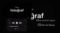 Bana şimdi bi sigara