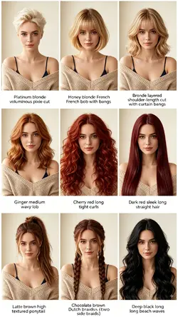 9 Style hair