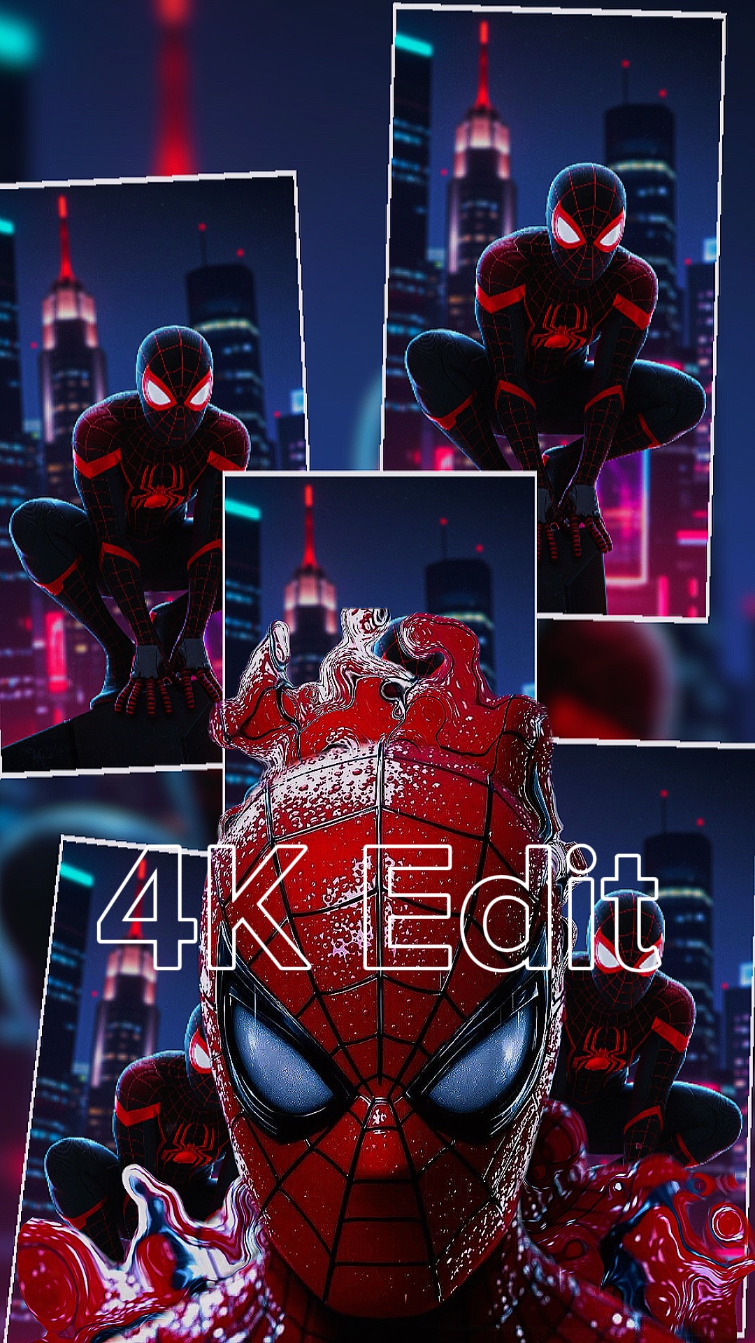 4K 스파이더맨 편집