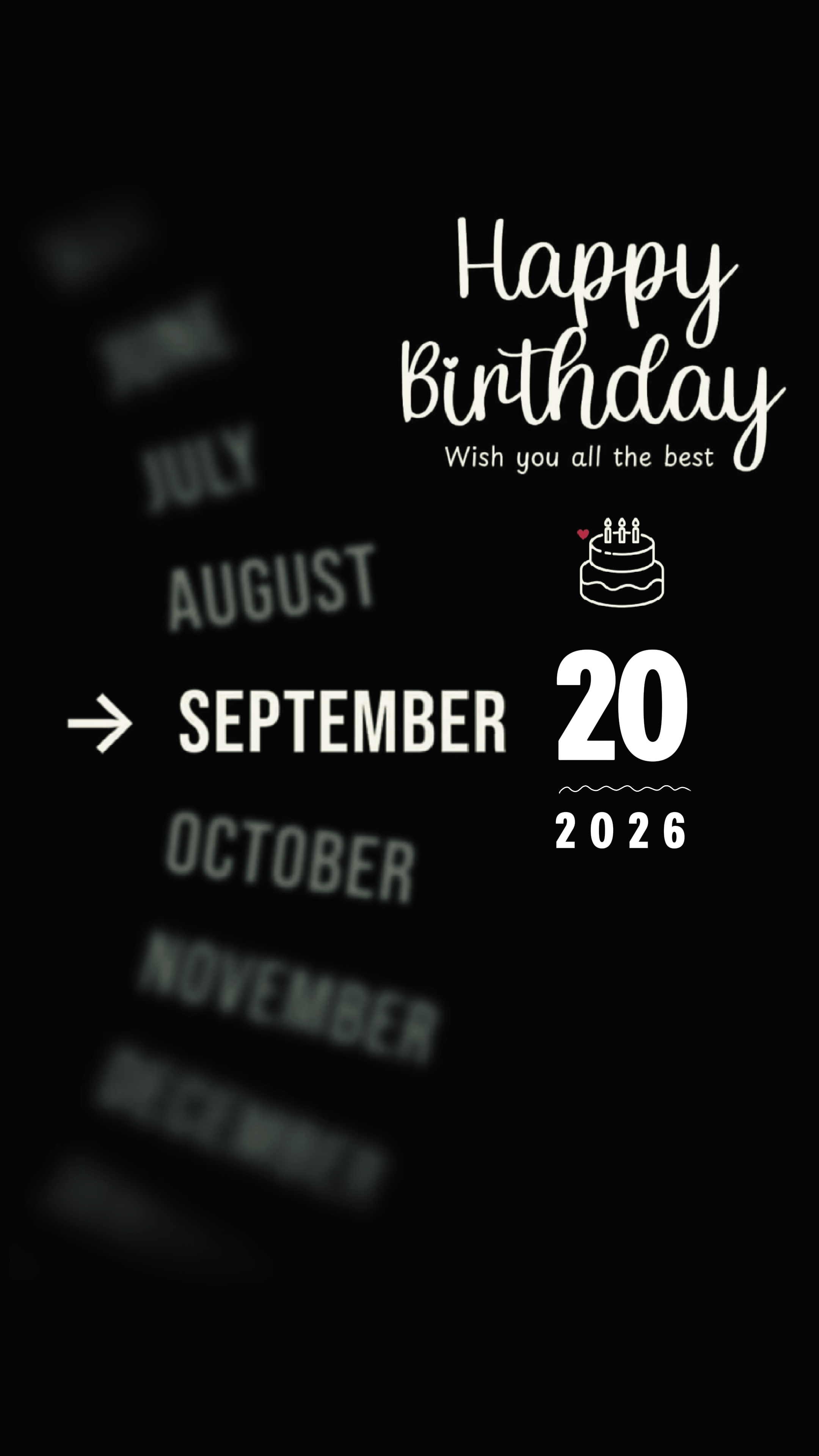 HBD 20 SEPTEMBER