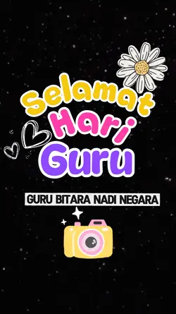 Selamat Hari Guru