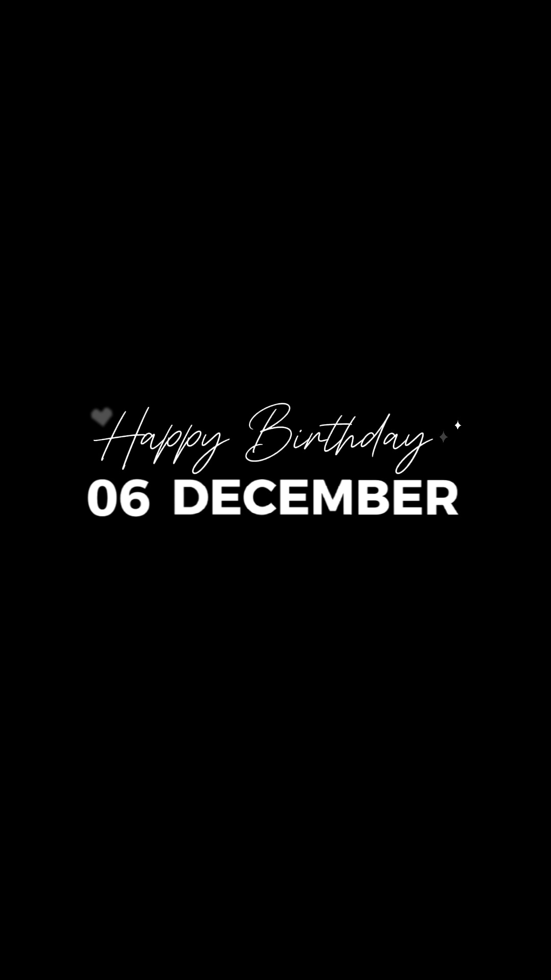 06 DÉCEMBRE ANNIVERSAIRE