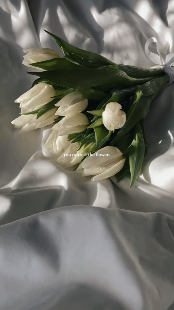 Tu peux demander des fleurs