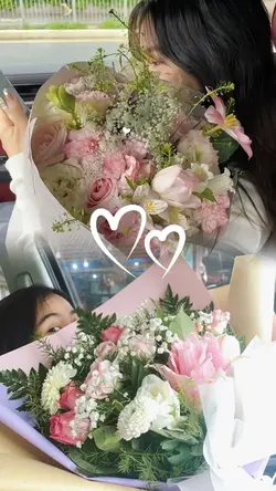 Received flower❤️