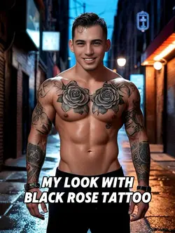 Black Rose Tattoo AI