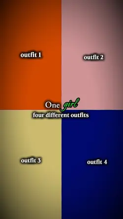 4 differ outfits