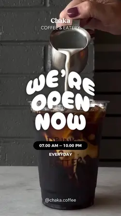 We’re Open Now