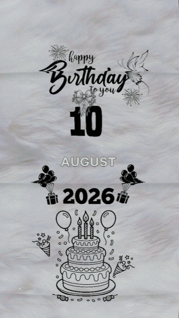 Cumpleaños 10 de agosto 