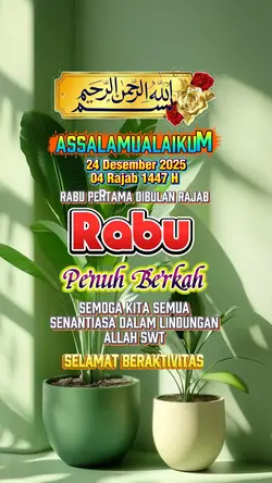 Rabu Penuh Berkah