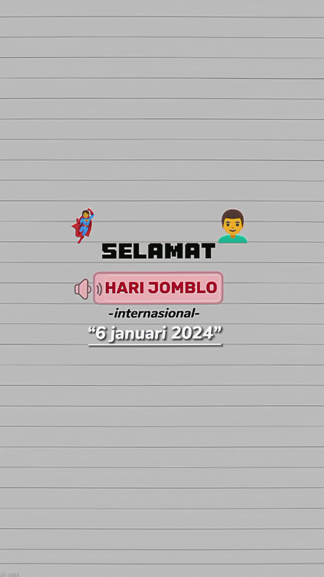 Jomblo versi cowok 