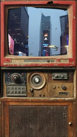 Retro old tv 