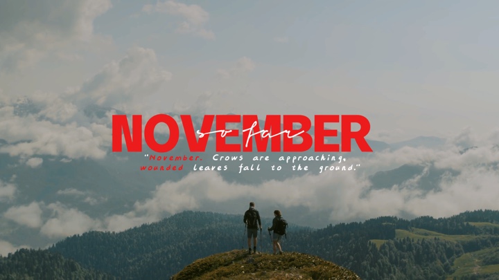 November bis jetzt 