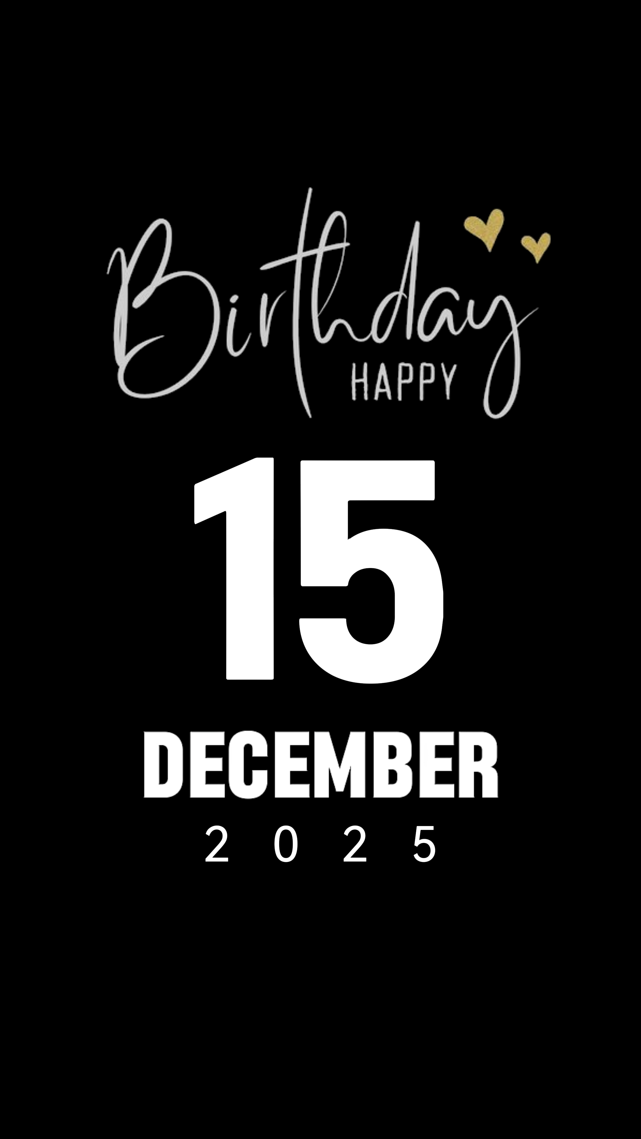HBD 15 Aralık 2025