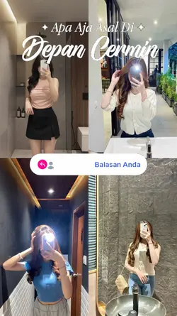asal depan cermin