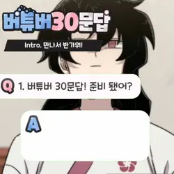 버튜버 30문답ㅂ