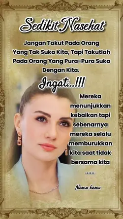 Sedikit nasehat