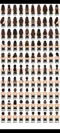 Brunette hairstyle 