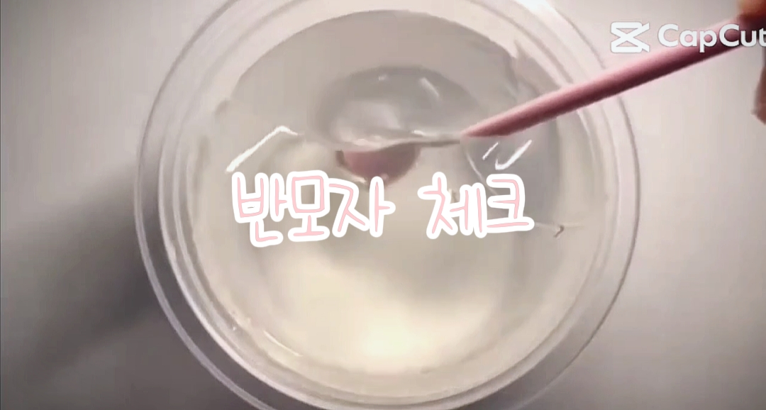 반모자  체크
