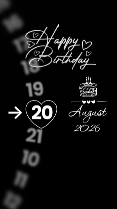 Birthday 20th