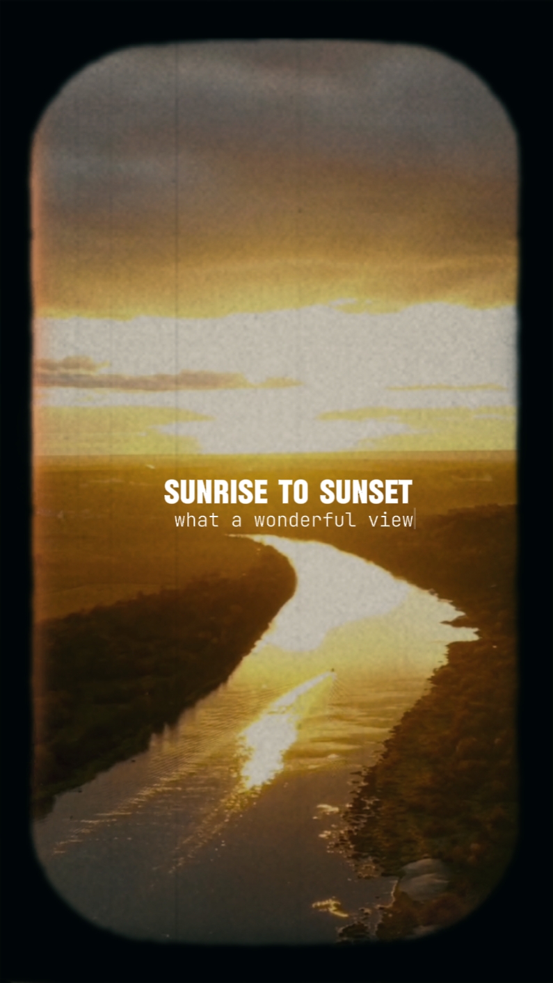 Sonnenaufgang bis Sonnenuntergang