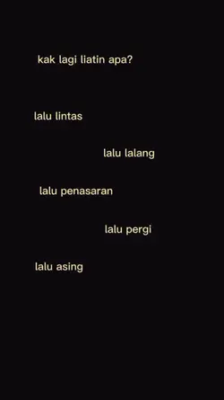 lalu mau apa lagi?