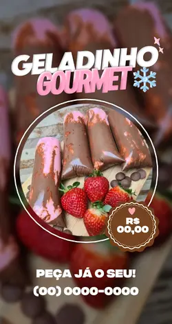 Geladão gourmet