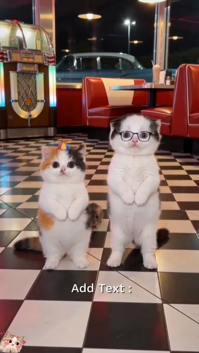 Tendencia de gato lindo 