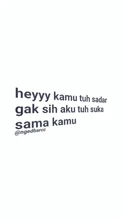 heyy kamu tuh sadar