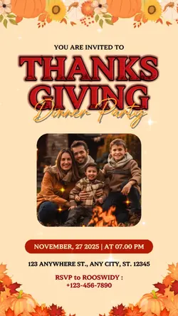 Thanksgiving Invite