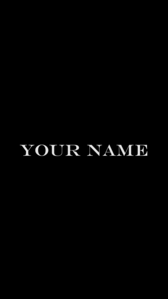 Your name