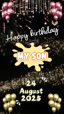 Hbd my son 24