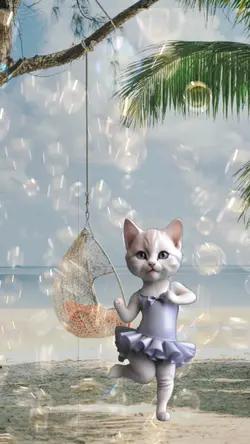 Cute cat dancing