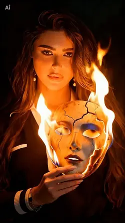 Fiery Mask