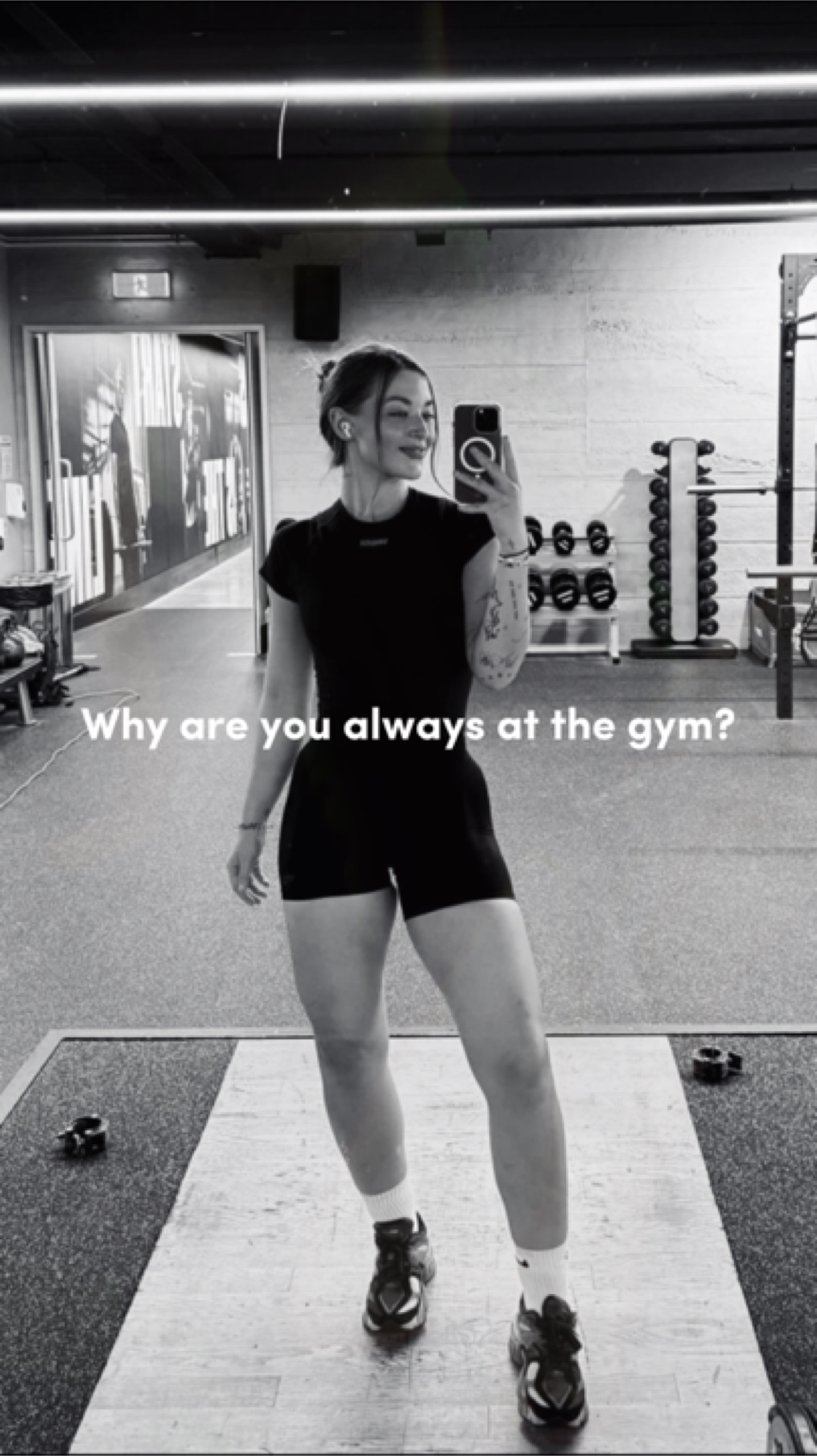 Siempre estás en el gimnasio