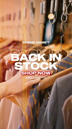 BACK IN STOCK