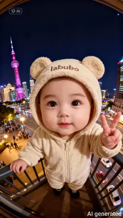 Ghép ảnh em bé cute