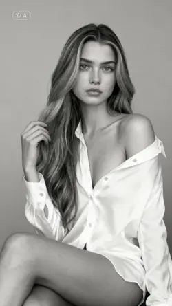 black and white