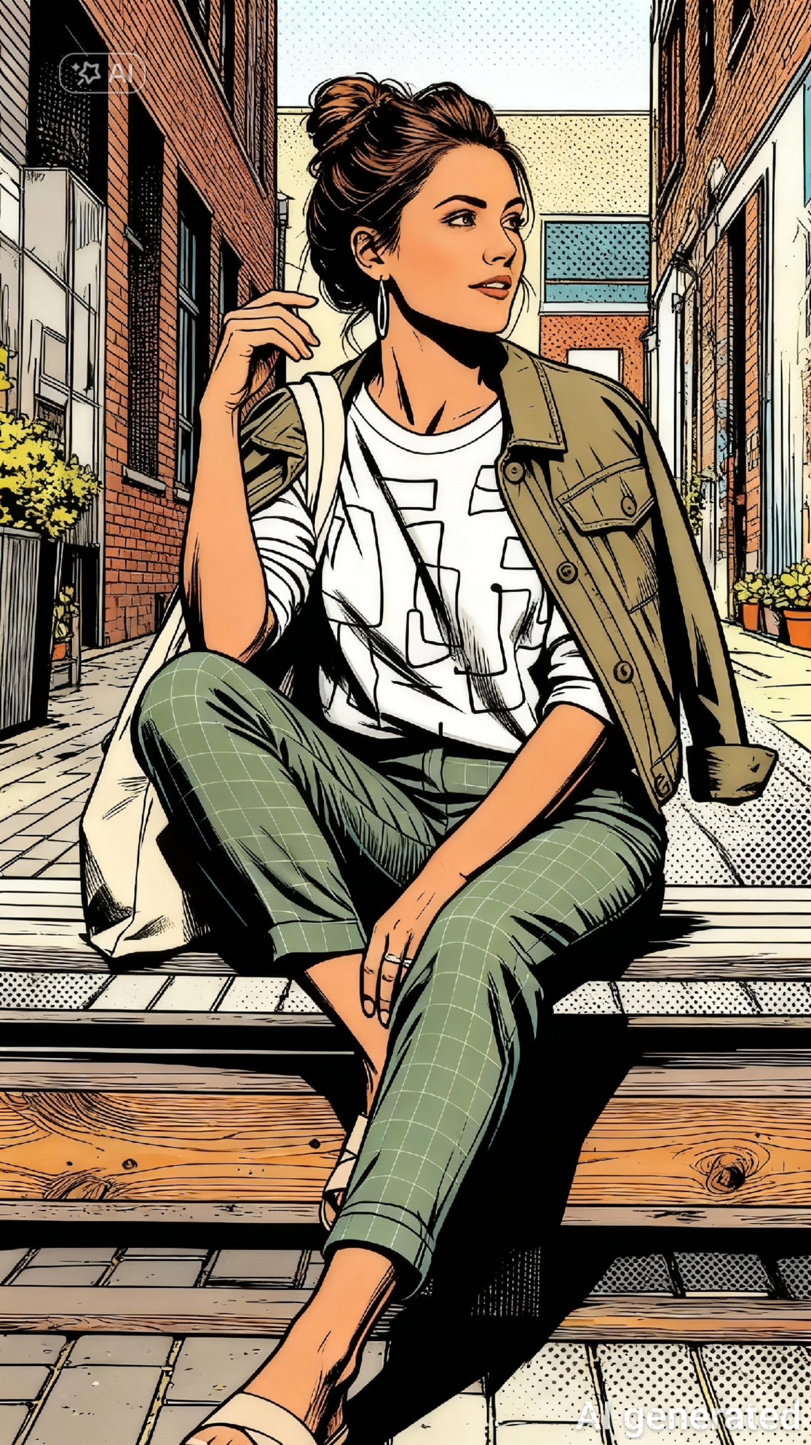 Bande dessinée Foto art