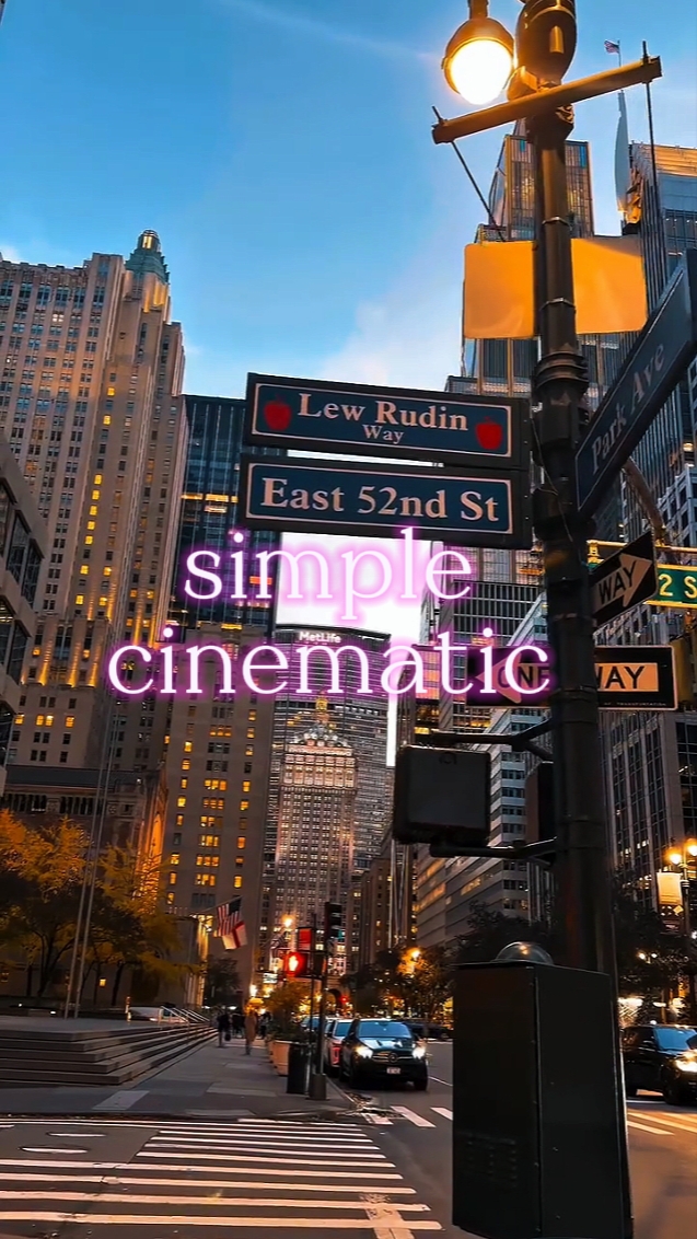 simple cinematic 
