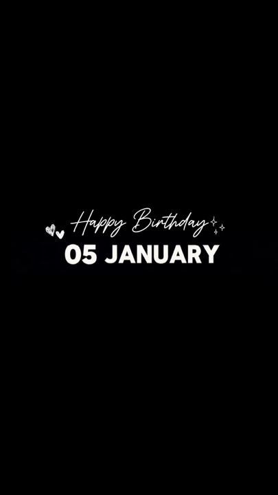 05 januari ulang tahun