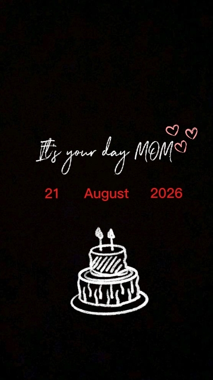 HAPPY BIRTHDAY MOM