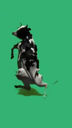 dancing cow