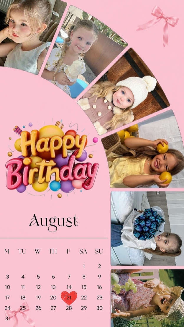 BDAY DAUGHTER 21 AUG