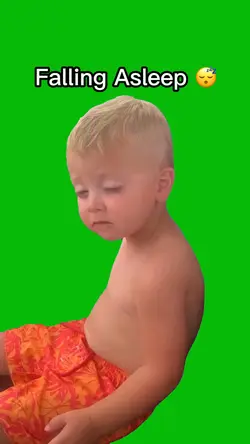 Kid Falling Asleep 😴