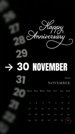 ANNIVERSARY 30 NOV