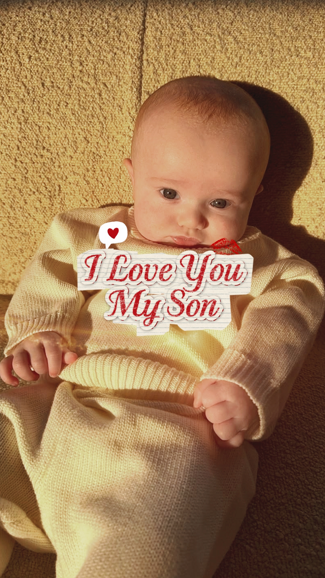 Mon fils, je t'aime