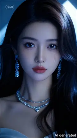 Ảnh Rơi Nước Mắt AI 